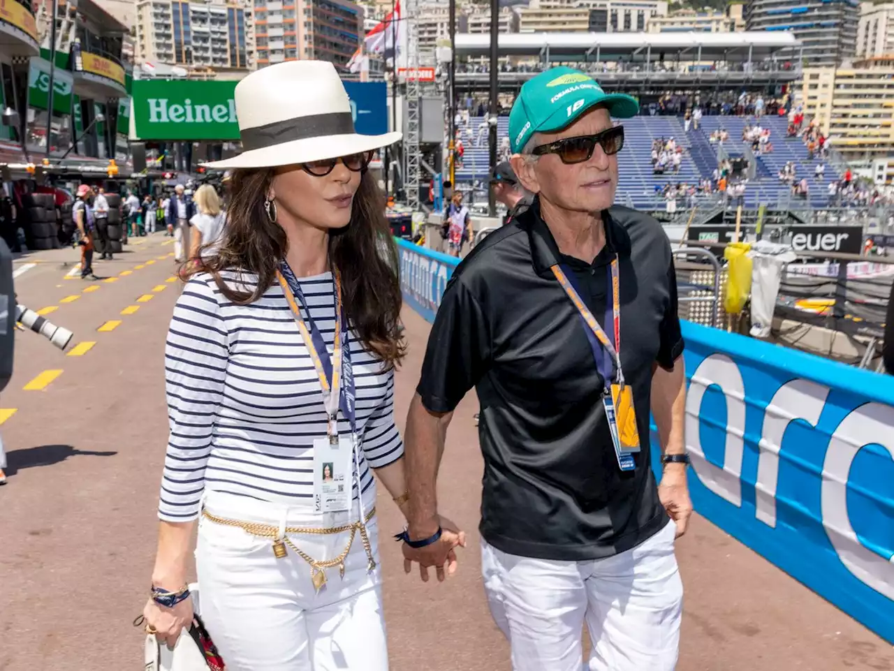 Star Spotting: Michael Douglas And Catherine Zeta-Jones Hold Hands At Monaco Grand Prix