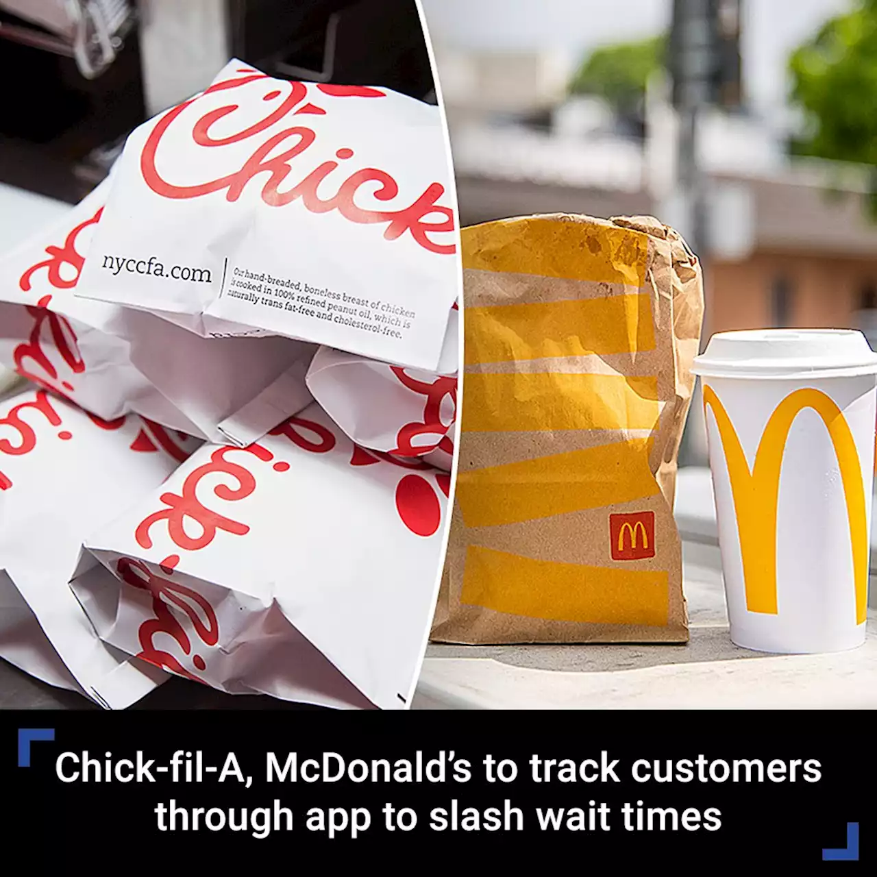 McDonald's, Chick-fil-A track customers through apps to slash wait times