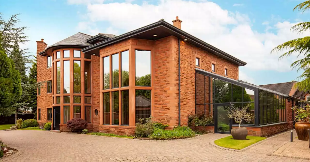 Inside dreamy Lanarkshire £1.75m home with steam room, sauna and swimming pool