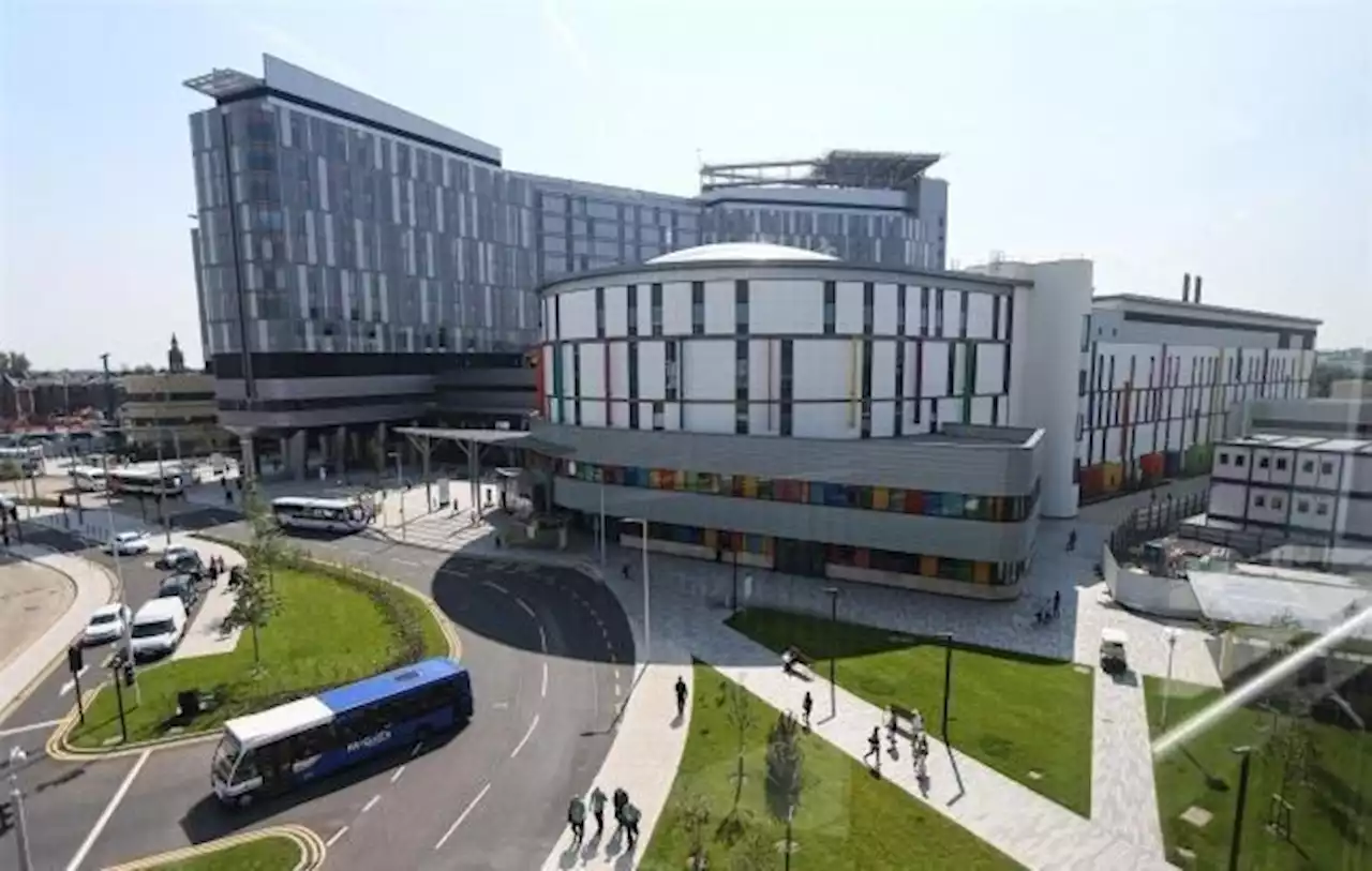 ANOTHER glass panel falls from Queen Elizabeth University Hospital