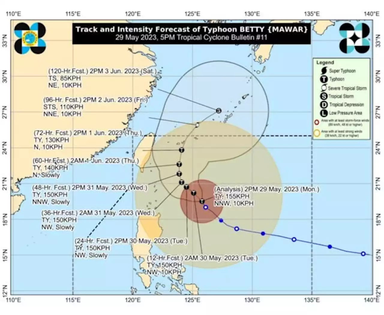 ‘Betty’ still slowing down; monsoon to bring rain and strong winds