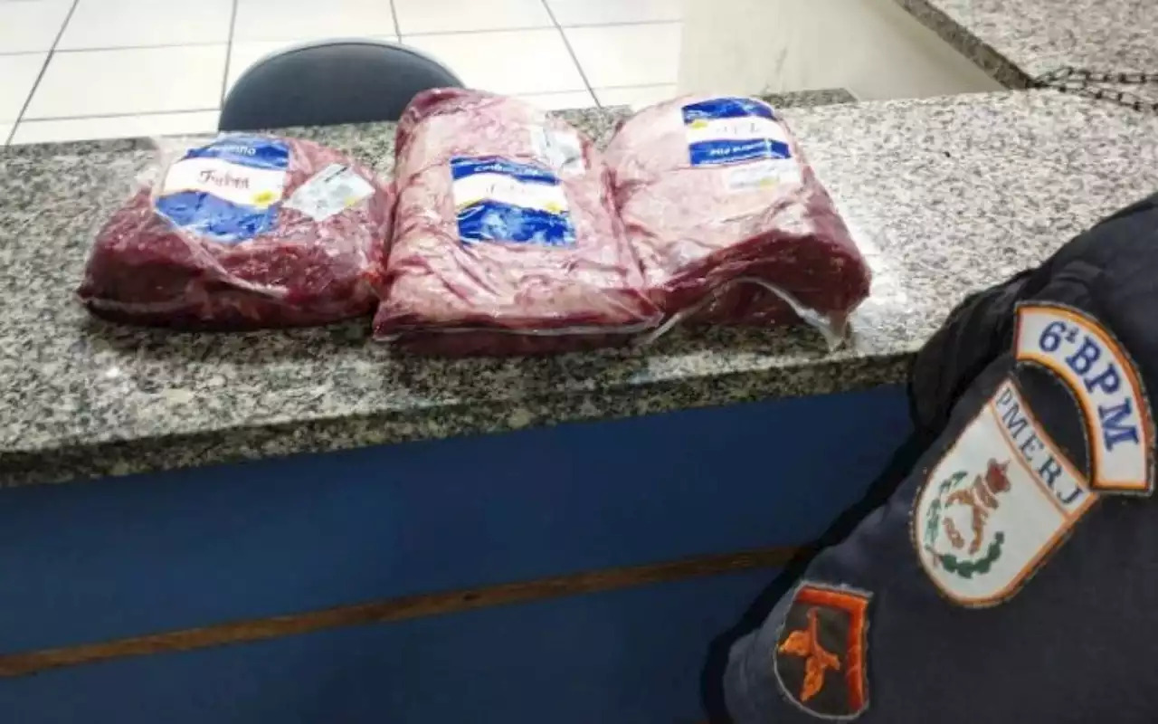 Casal é preso após furtar peças de carne em supermercado na Tijuca | Rio de Janeiro | O Dia