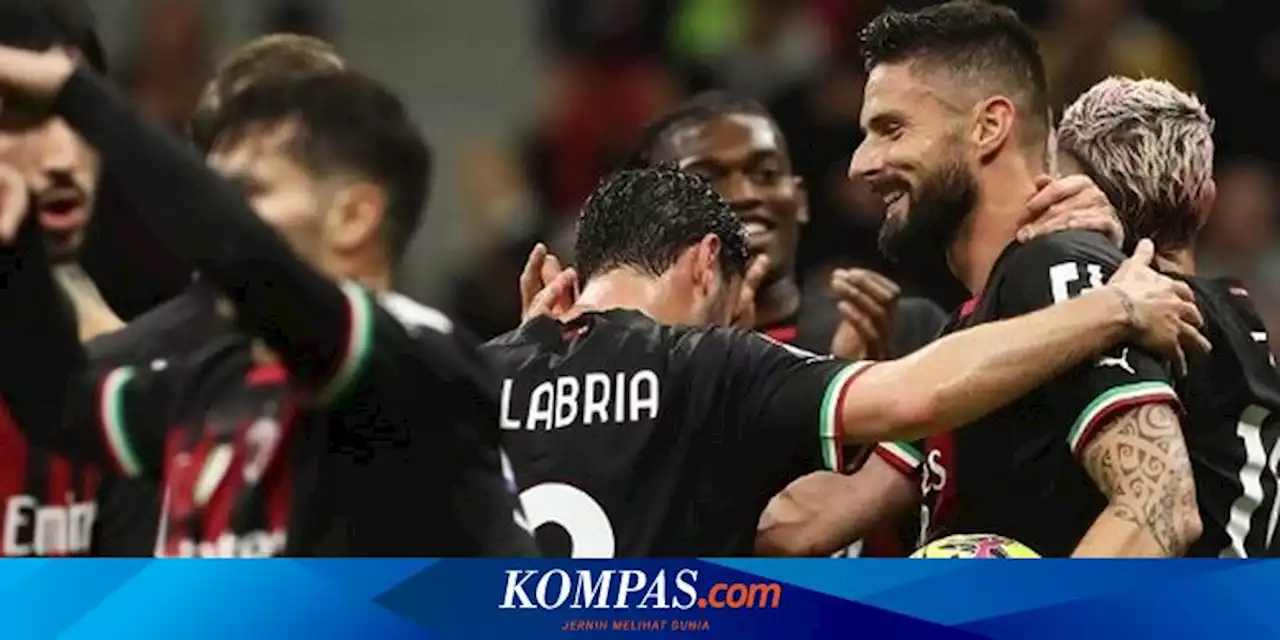 Klasemen Liga Italia: Segel 4 Besar, AC Milan Lolos ke Liga Champions