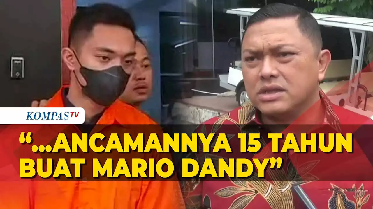 Mario Dandy Terancam 15 Tahun Bui di Kasus Dugaan Pencabulan Anak AG