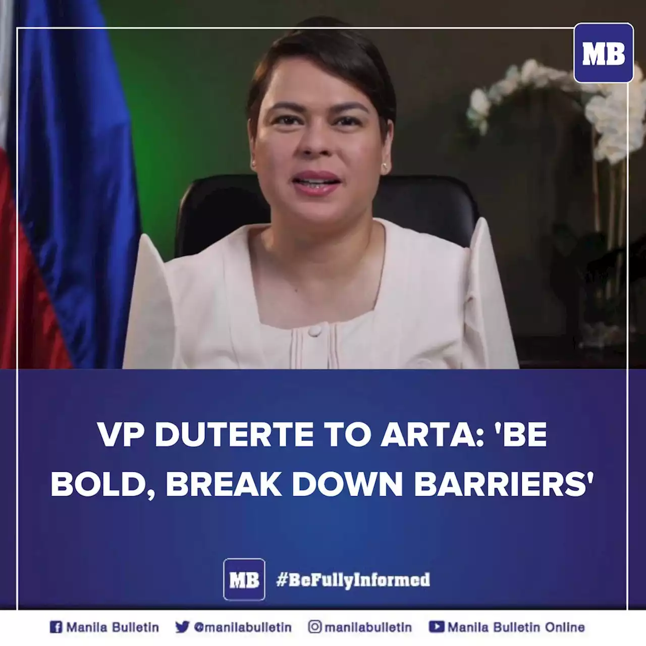 VP Duterte to ARTA: 'Be bold, break down barriers'