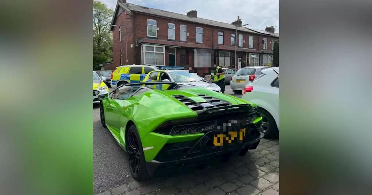 Cops issue 'top tip' after seizing bright green supercar