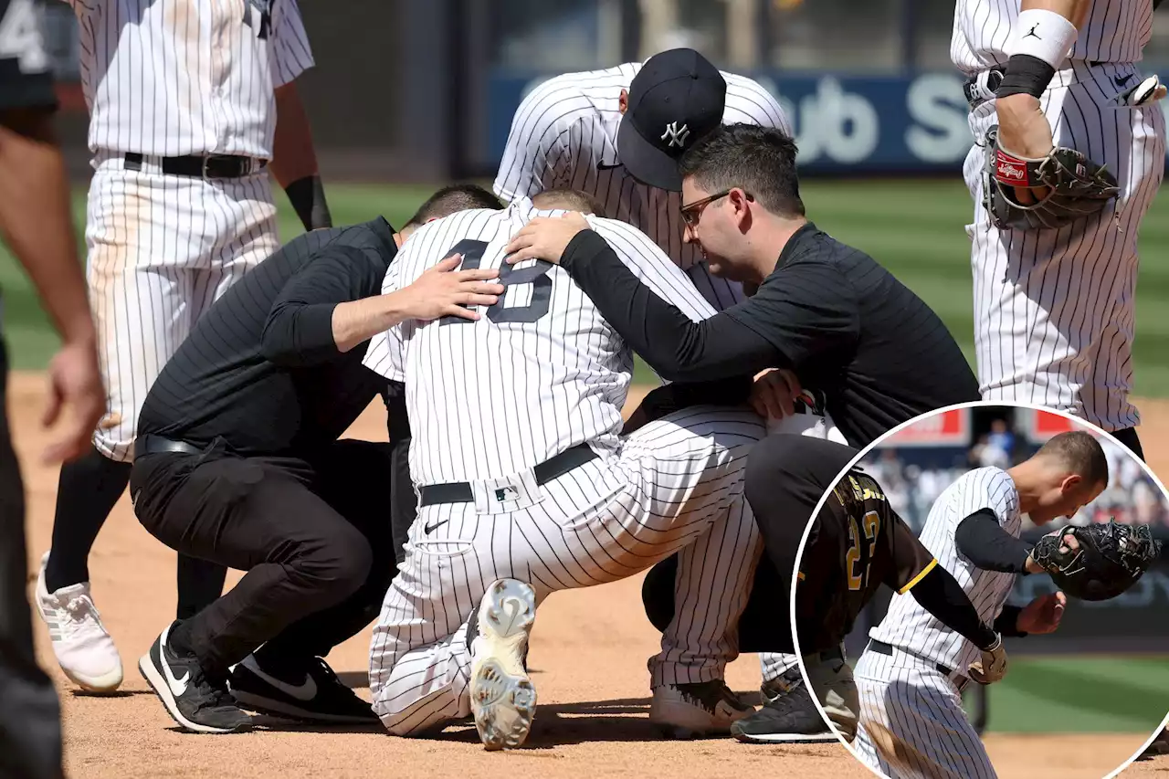 Anthony Rizzo ‘fine’ after Yankees injury scare: Keeping ‘an eye on him’