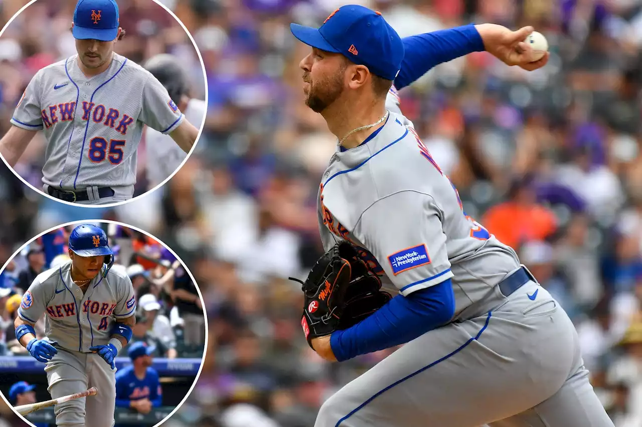 Tylor Megill, Mets pitchers battered in loss to Rockies despite offensive eruption