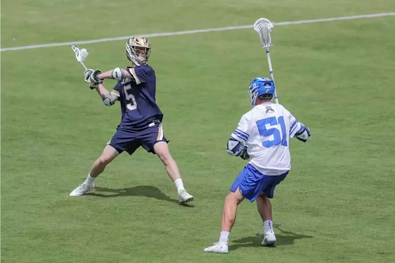 Third time’s the charm as Notre Dame tops Duke, 13-9, to win first NCAA lacrosse title at the Linc