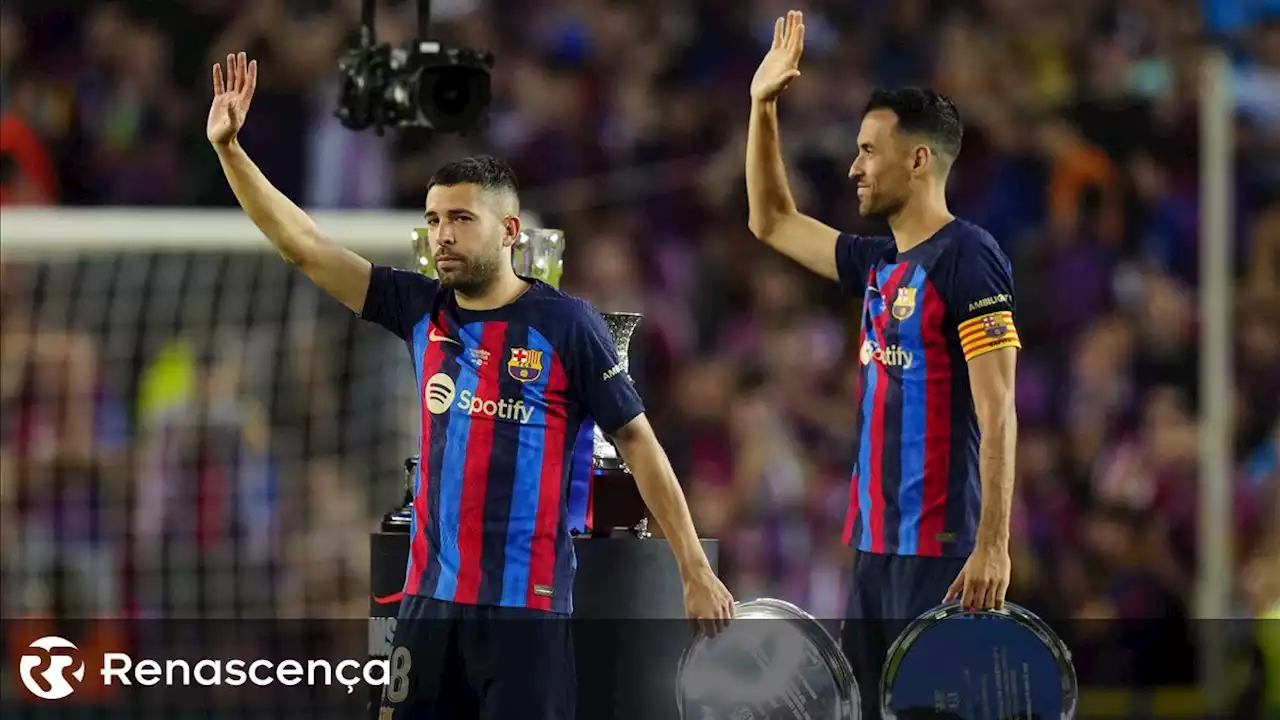 Barcelona ganha na despedida de Busquets e Alba - Renascença