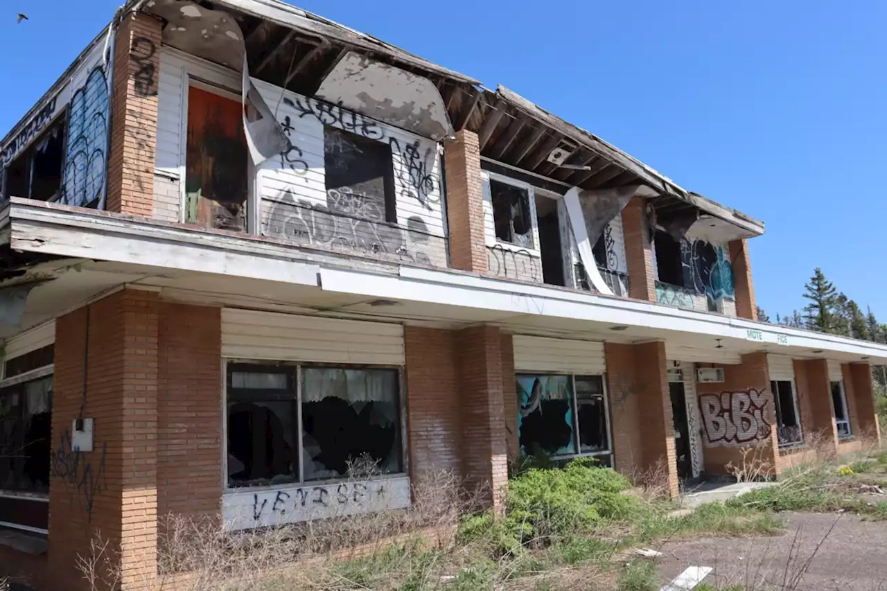 Crumbling for years, derelict motels in Heyden finally sold