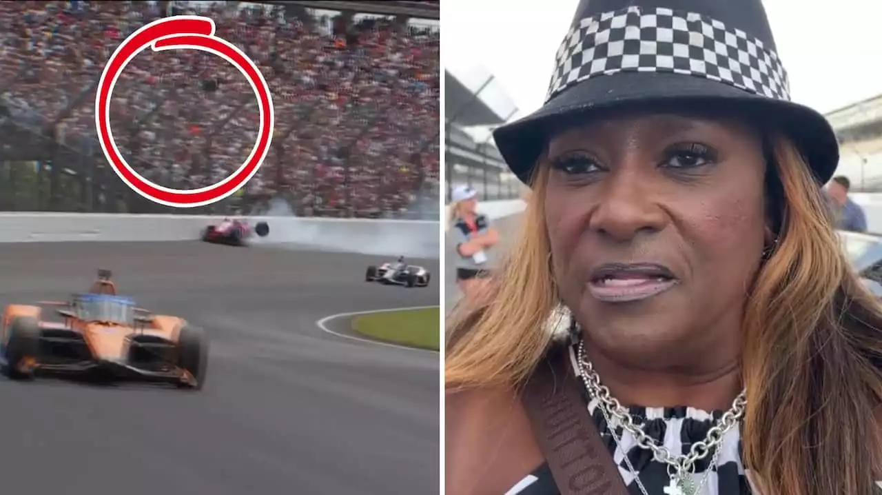 Robin träder fram – efter skräckbilderna i Indy 500