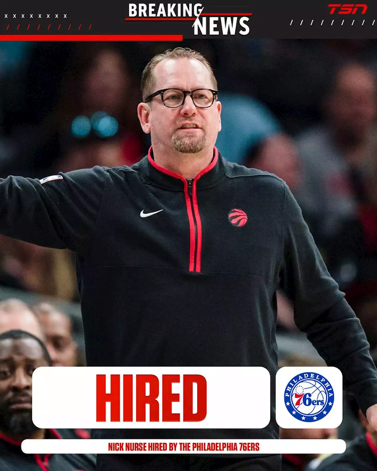 Report: Nick Nurse to join 76ers as head coach | TSN