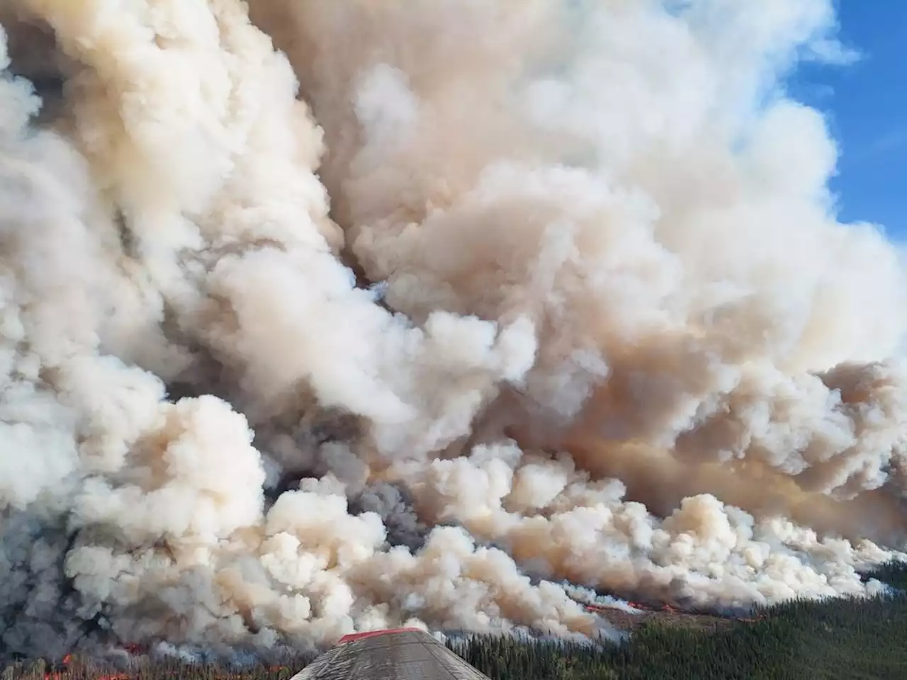 Evacuation order issued as wildfires burn in remote area north of Fort St. John