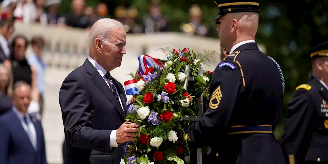 LIVE: Biden to participate in Memorial Day wreath-laying ceremony