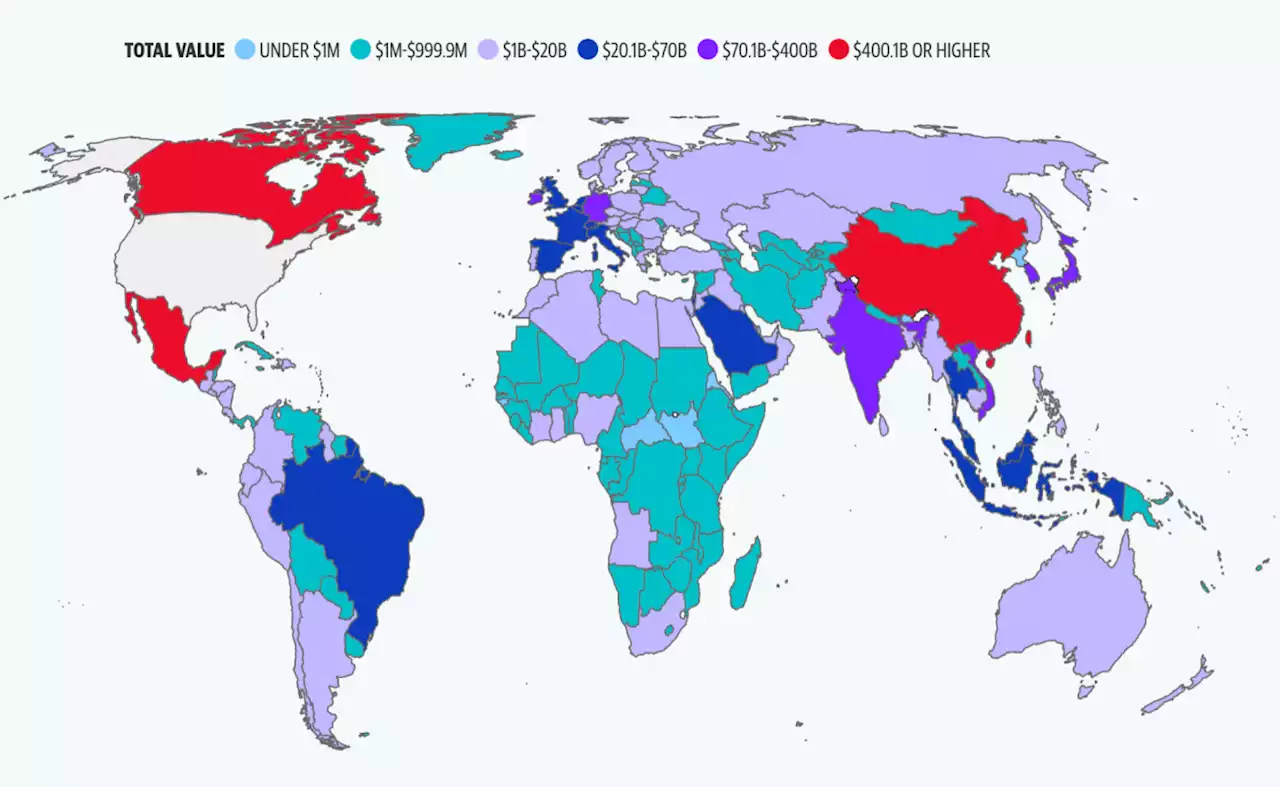 Map: These are the biggest US trade partners