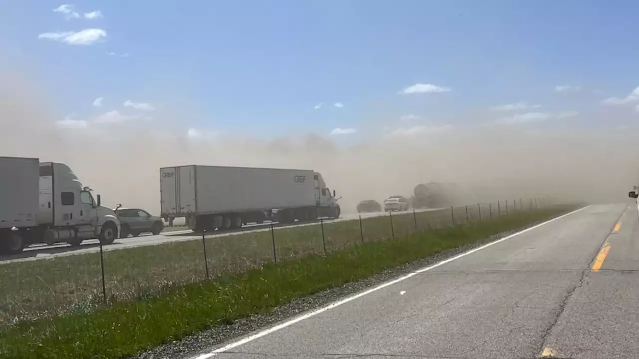 7 people killed, dozens injured as dust storm causes major car crash in Illinois: Officials