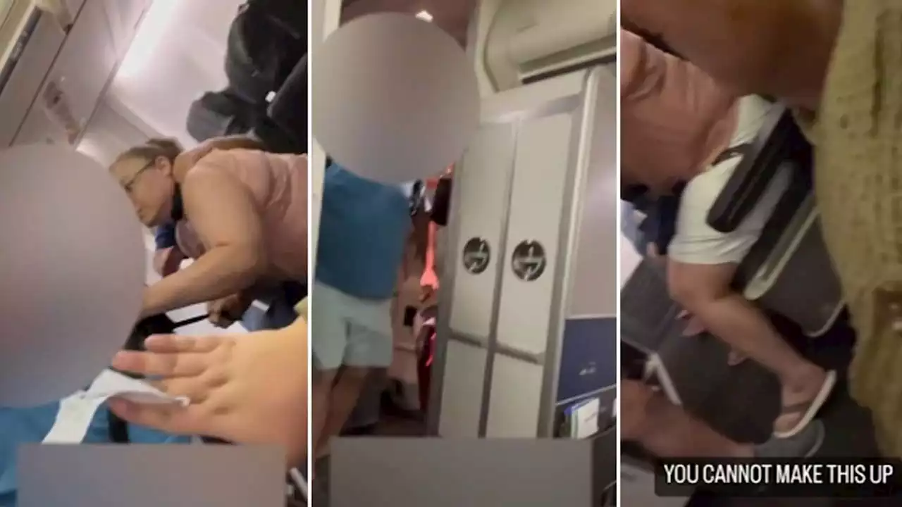 Angry passenger punches United employee on flight from San Francisco to Houston, video shows