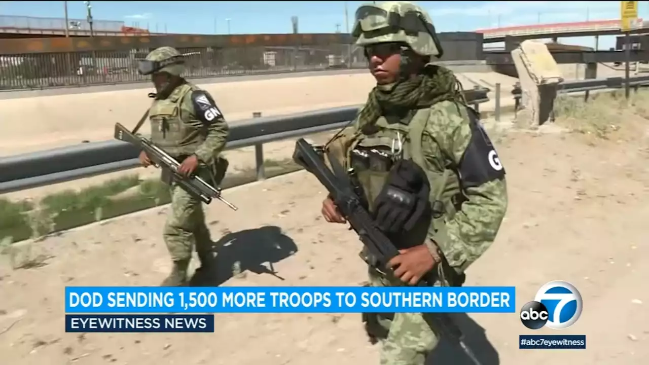 Biden sending 1,500 troops to US-Mexico border ahead of Title 42 restrictions ending