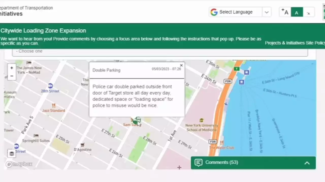 New York City launches new tool to try to combat double parking