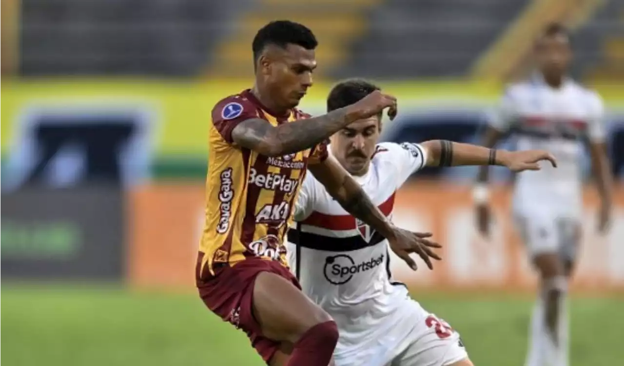 Tolima salvó el punto y persigue a Sao Paulo; así va la tabla del grupo D en la Sudamericana