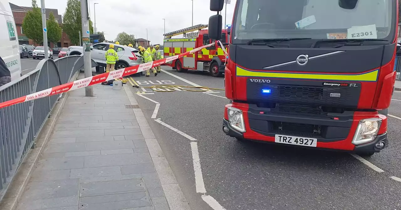 LIVE: Emergency services tasked to crash in Belfast