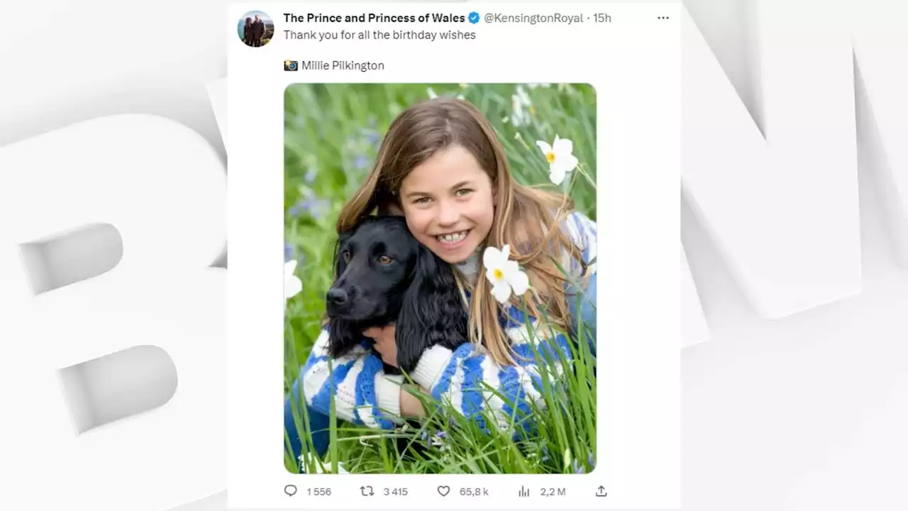 Kate et William dévoilent une deuxième photo inédite de la princesse Charlotte pour ses 8 ans