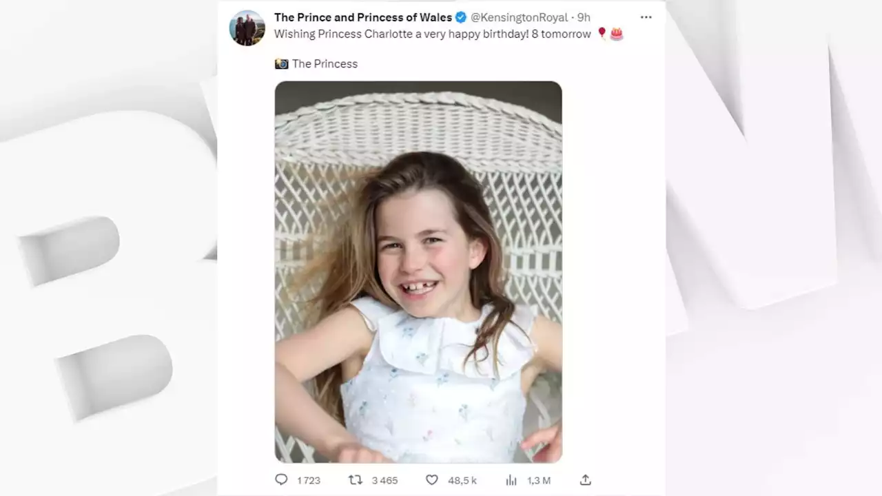 Kate et William dévoilent une photo inédite de la princesse Charlotte pour ses 8 ans