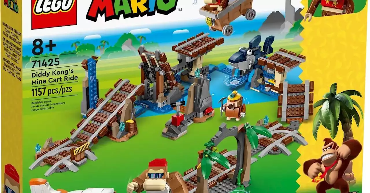 Enter Diddy Kong’s Mine LEGO’s Newest Super Mario Expansion Set