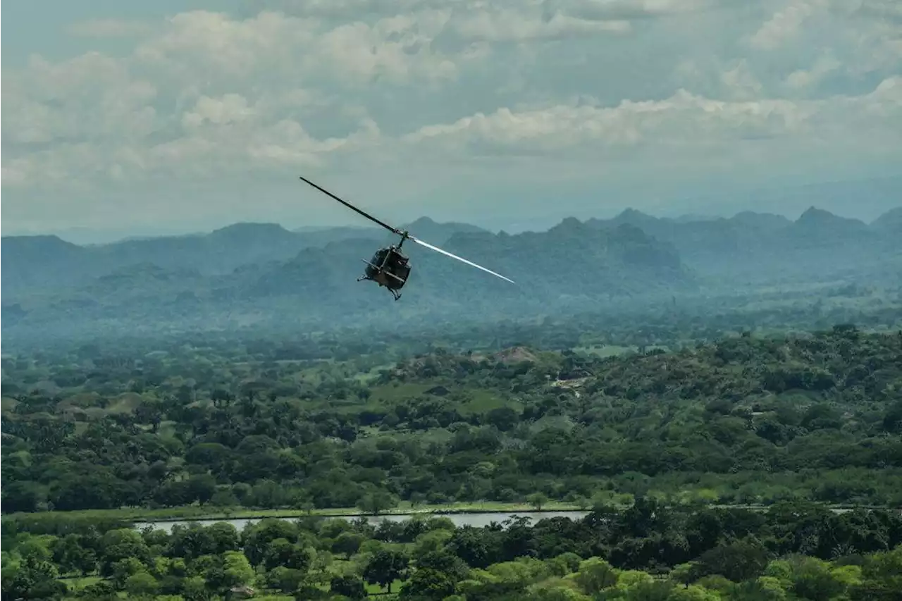 Ametralladora cayó por accidente de un helicóptero del Ejército en Arauca