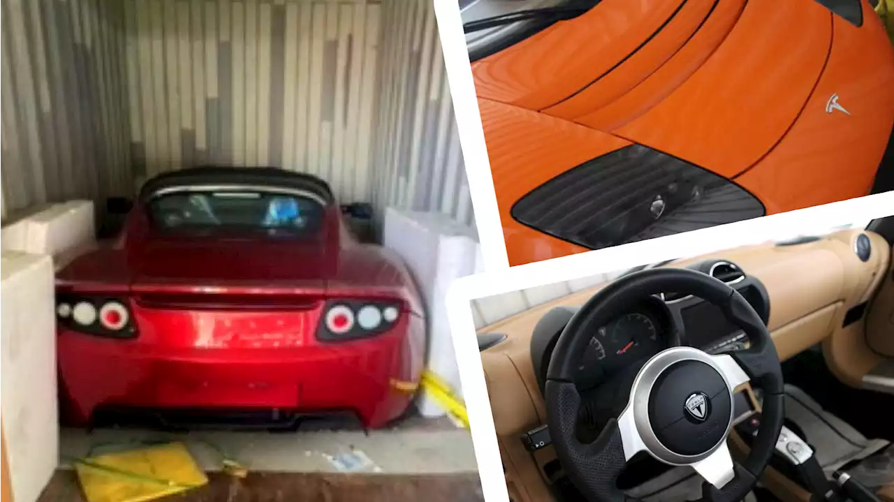 Trio Of Brand-New Tesla Roadsters Found Abandoned In A Shipping Container After 10 Years | Carscoops