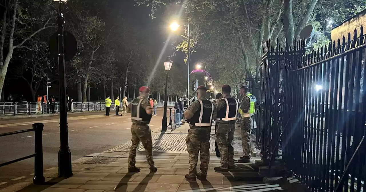 Man arrested outside Buckingham Palace with suspected weapon