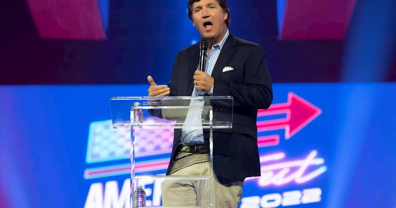 Tucker Carlson’s text that alarmed Fox leaders: ‘It’s not how white men fight’