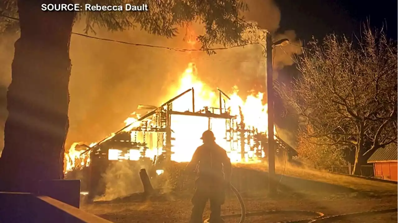 'Just devastating': Farming community supports Ladysmith couple after heritage barn fire