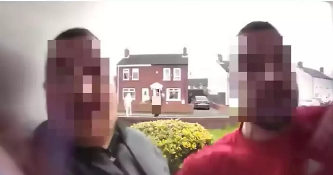 Mum terrified after men banged on house windows while screaming sectarian abuse