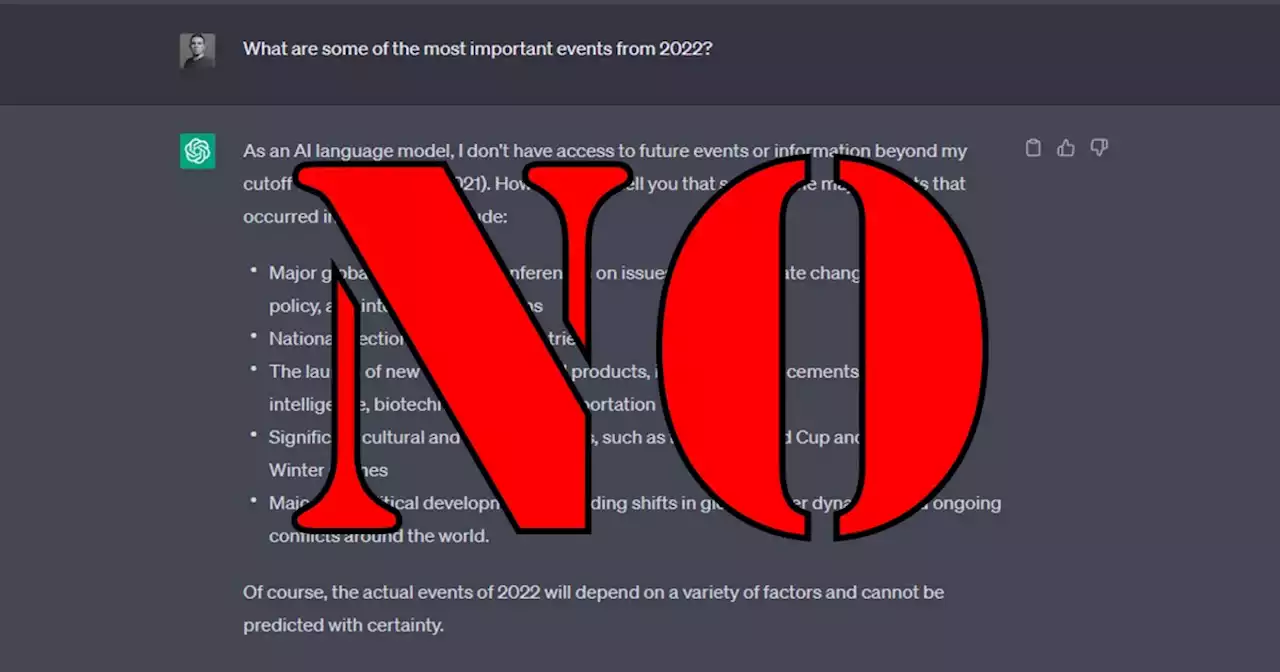 ChatGPT limitations: Here are 11 things ChatGPT won't do | Digital Trends