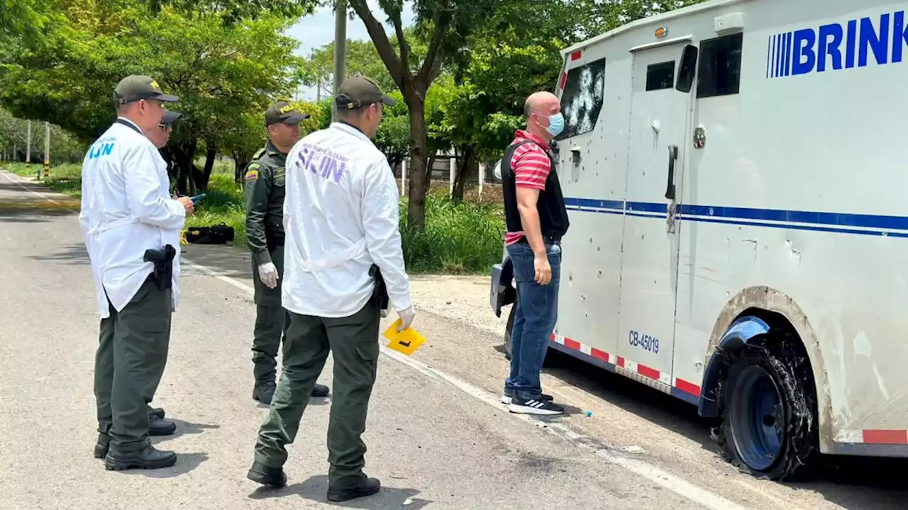 Cárcel para implicados en frustrado robo de vehículo de valores en Valledupar