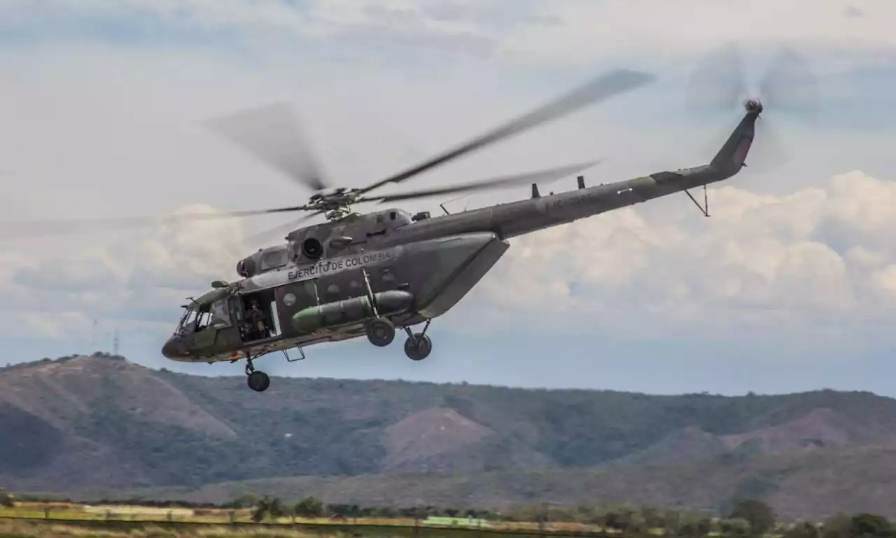 En Arauca se cayó una ametralladora M-60 de un helicóptero del Ejército