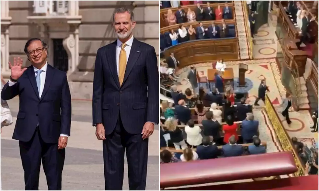 Video: miembros de Vox abandonan Parlamento español antes de discurso de Petro