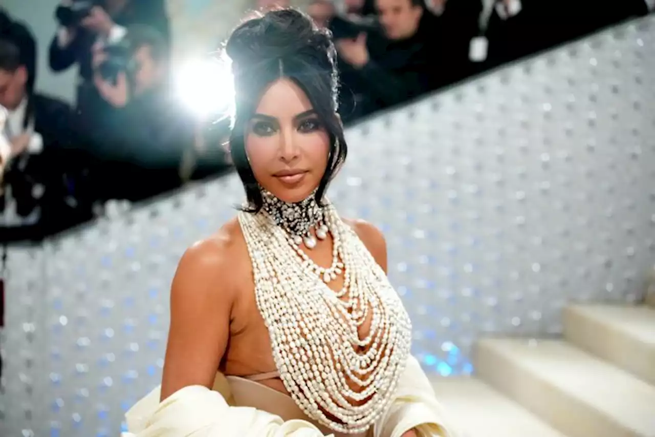 Kim Kardashian’s Pearl-Covered Met Gala Dress Breaks Apart And North West Saves The Day