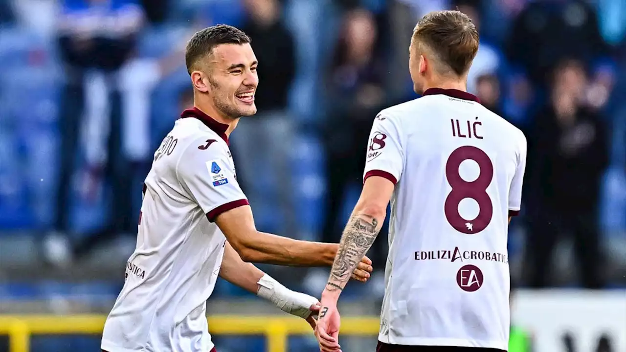 Sampdoria-Torino 0-2: i granata vincono con i gol di Buongiorno e Pellegri, la truppa di Stankovic a un passo dalla B