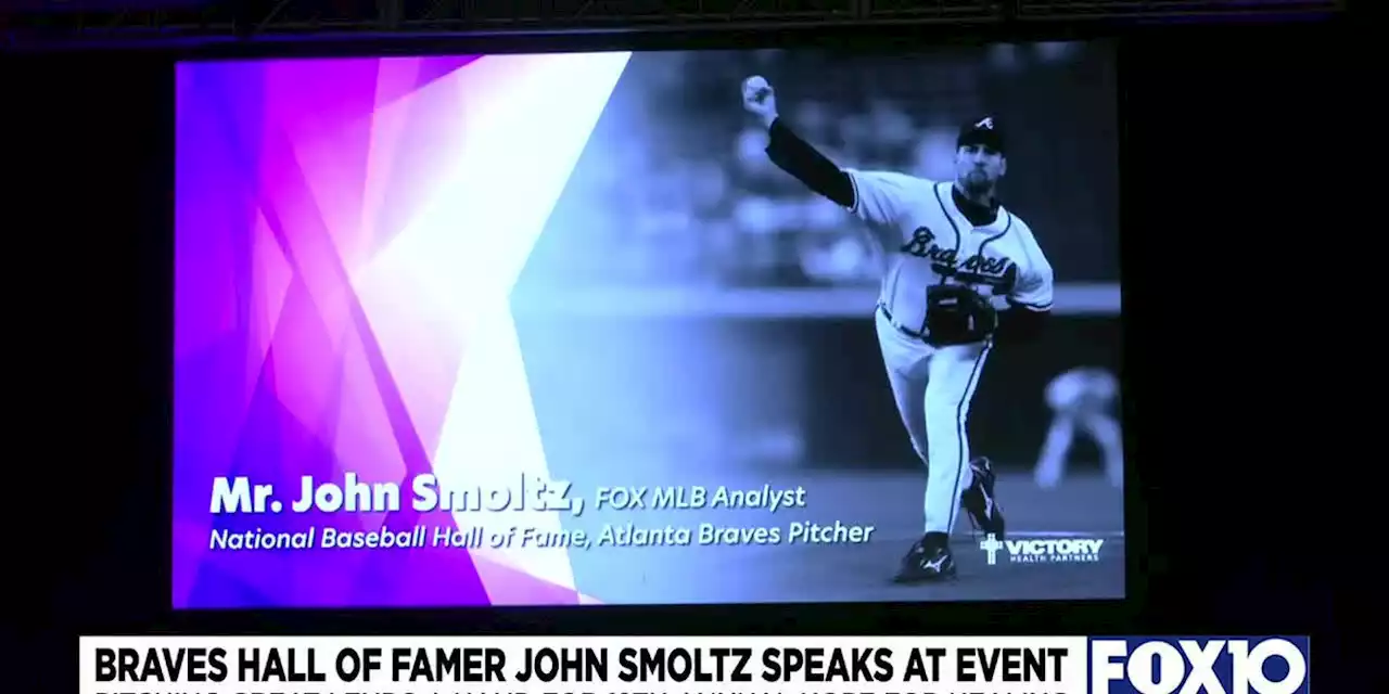 Braves Hall of Famer John Smoltz speaks at Hope for Healing event