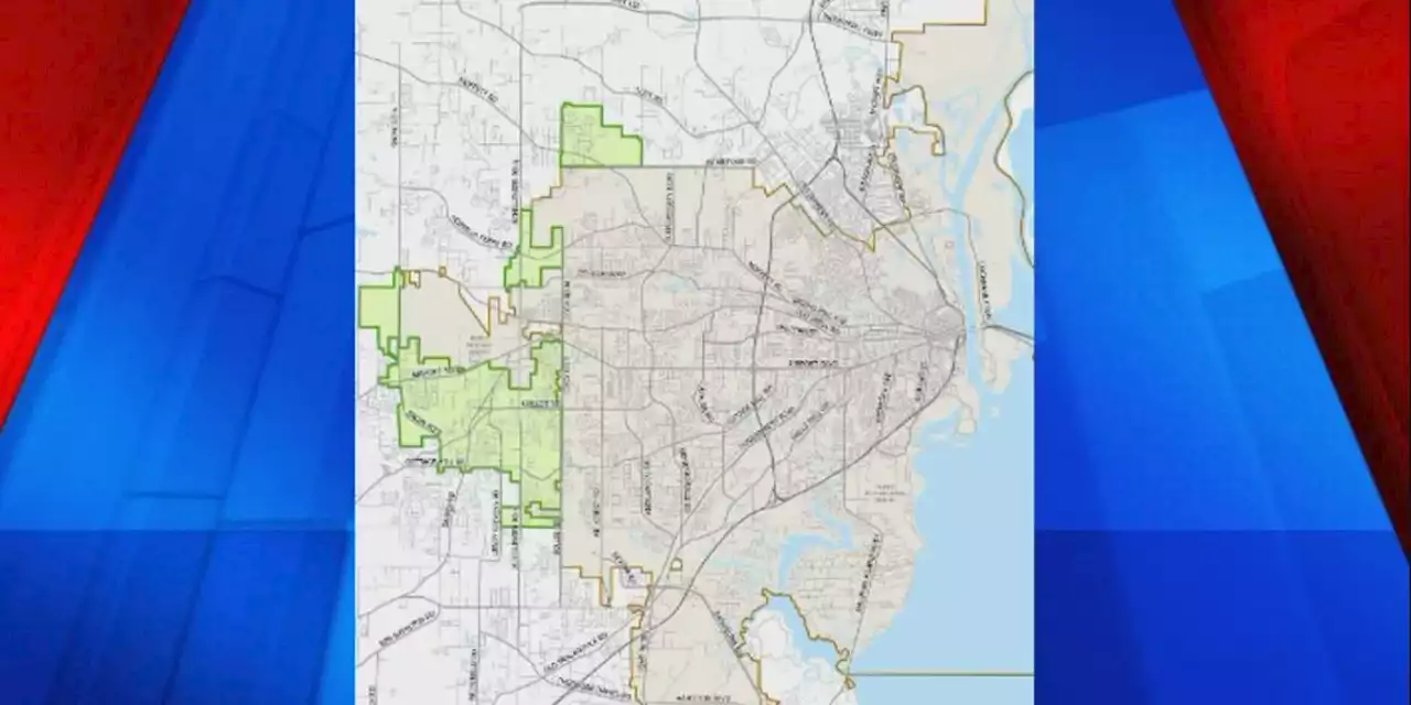 Mayor Sandy Stimpson delivers annexation proposal to city council