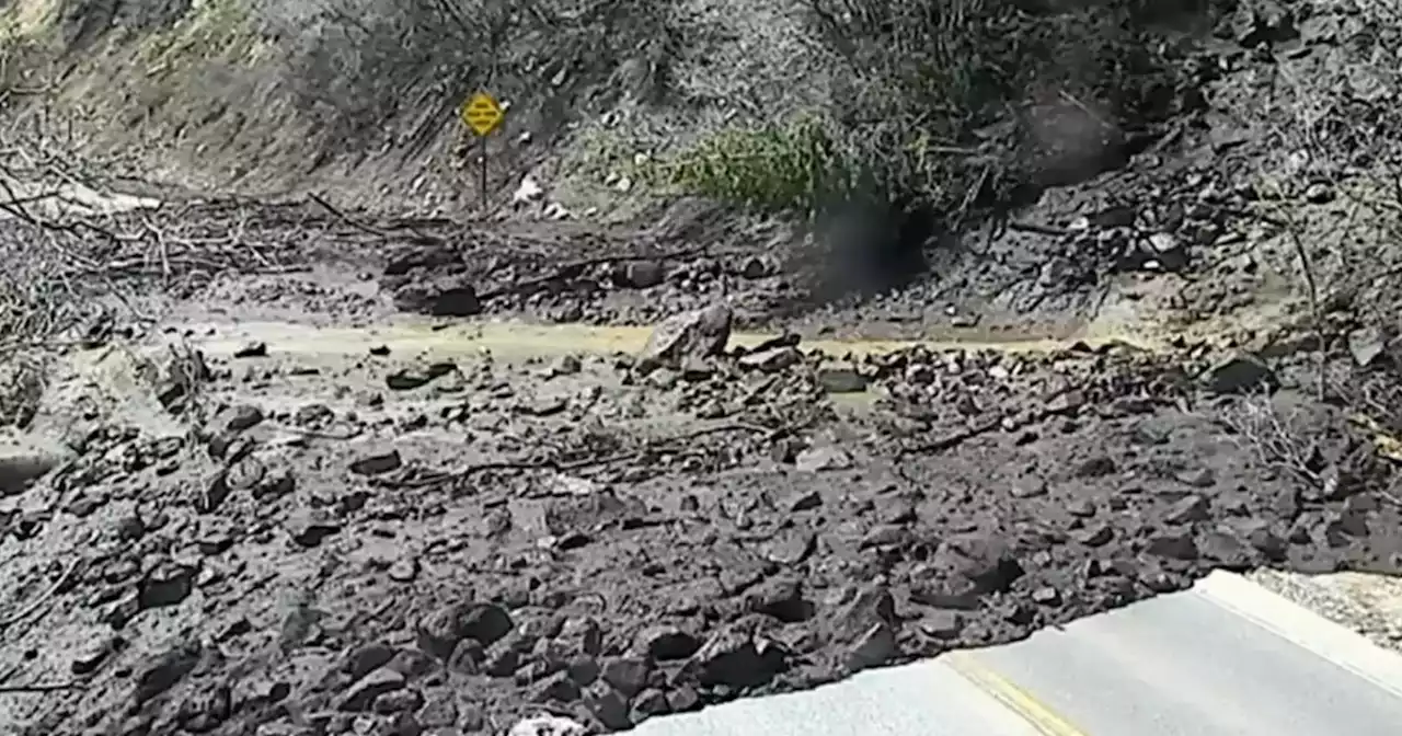 Mudslide covers SR-210 in Little Cottonwood Canyon