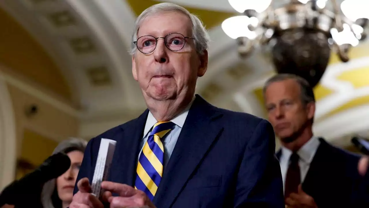 Senate Republicans, including McConnell, say debt limit fight is between McCarthy and Biden