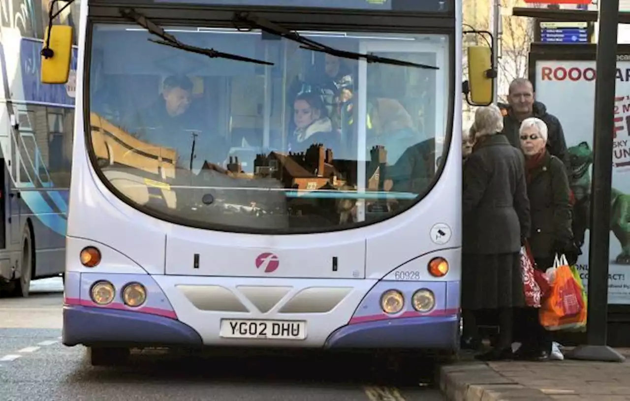 First Bus evacuated after rocks thrown at it by vandals