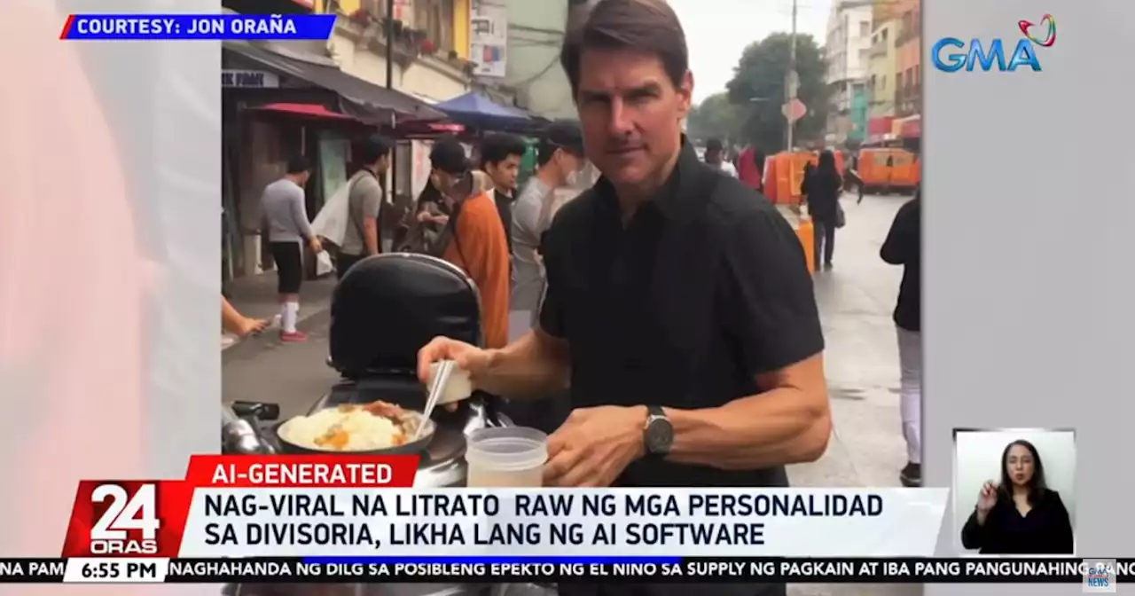 Viral photos of celebs like Tom Cruise in Divisoria are created by AI