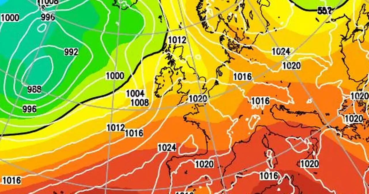 Irish weather maps show EU heat plume arrival but Met Eireann forecast has twist