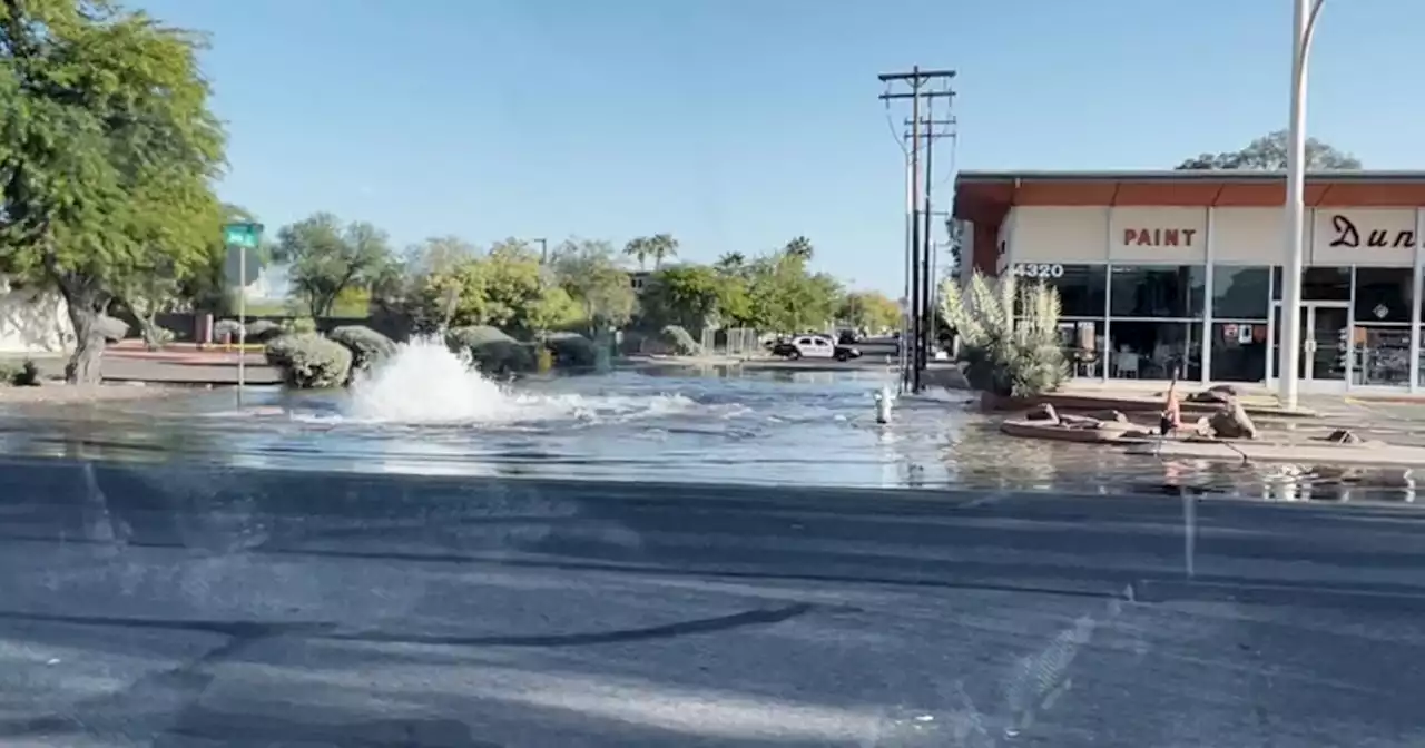 Water main break on Speedway Boulevard