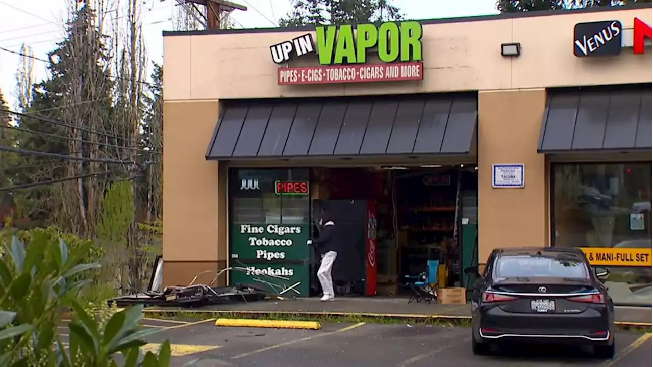 Pierce County deputies investigating smash-and-grabs at smoke shop, GameStop